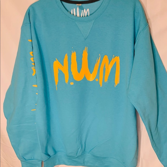 N.W.M. Blue sweatshirt #799 - Picture 2 of 5